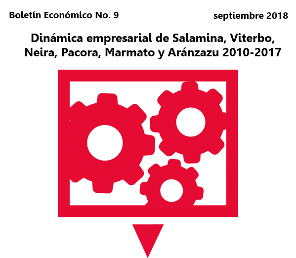 Dinámica empresarial de Salamina, Viterbo, Neira, Pacora, Marmato y Aránzazu 2010-2017